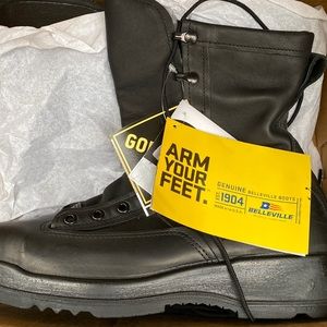 Belleville Steel Toe Boot Size 10 Black